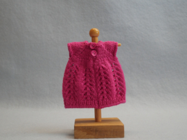 Jurkje en slofjes 20 cm fel Roze