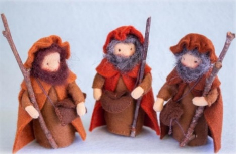 Kerststal 2 Drie Herders