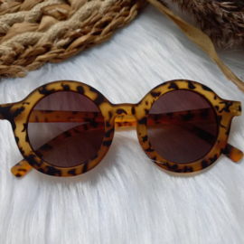 Zonnebril | Retro | Full Leopard