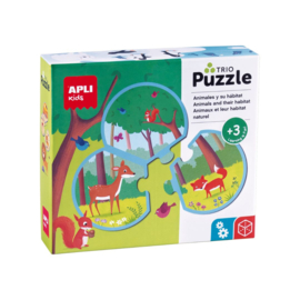 Trio Dieren Puzzel | APLI