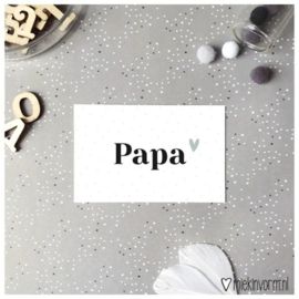 Mini kaart 'Papa'