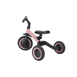 4 in 1 driewieler/loopfiets Kaya - roze