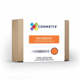 Connetix | Rainbow Reserve ballen | 12 stuks
