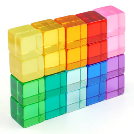 Lucent cubes, 20 stuks | Bauspiel