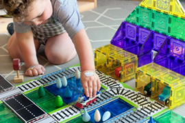 Magnetische tegeltoppers treinrails | Learn and Grow Toys