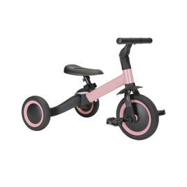 4 in 1 driewieler/loopfiets Kaya - roze