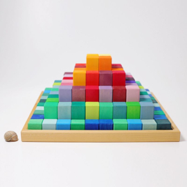 Grimm's grote piramide | Blokkenset 100 stuks