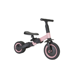 4 in 1 driewieler/loopfiets Kaya - roze