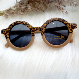 Zonnebril | Retro | Leopard Clay