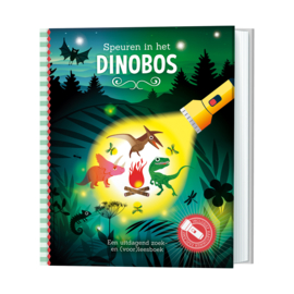 Speuren in het dinobos | Zaklampboek | Zoekboek