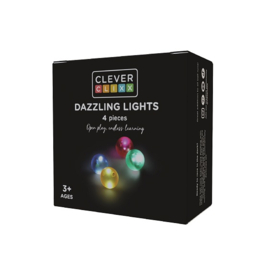 Cleverclixx Balls Pack Dazzling Lights | Lichtgevende ballen | 4 Stuks