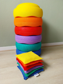 Sensorische Pittenzakjes, 6 stuks | Rainbow