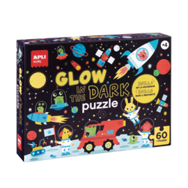 Glow in the Dark Puzzel |  Ruimte | 60 stuks | APLI