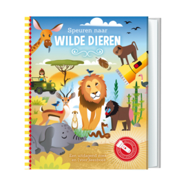 Speuren naar wilde dieren | Zaklampboek | Zoekboek