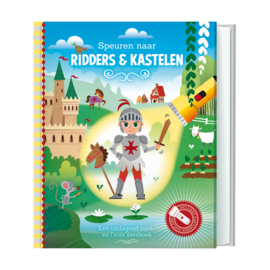 Speuren naar ridders & kastelen | Zaklampboek | Zoekboek