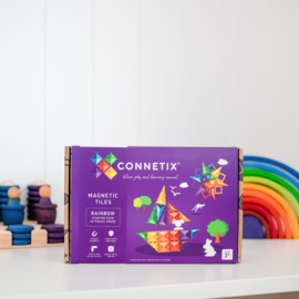 Connetix Rainbow Starter Pack | Magnetische tegels | 60 stuks