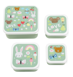 A Little Lovely Company | Lunch & Snack Box Set Joy