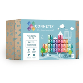 Connetix Pastel Rectangle / Rechthoek set | 24 stuks