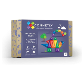 Connetix Rainbow Mini Pack | Magnetische tegels | 24 stuks