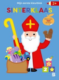 Mijn eerste Sinterklaas kleurblok met stickers