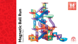 Learn & Grow Toys Ball run | Magnetische tegels | 88 stuks