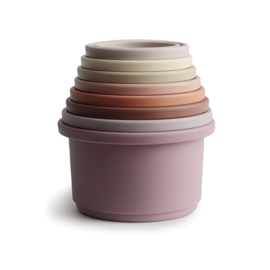 Mushie stapeltoren | Stacking Cups Pastel