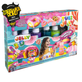 Tuban | Tubi 3D Jelly set Sweets met 6 kleuren