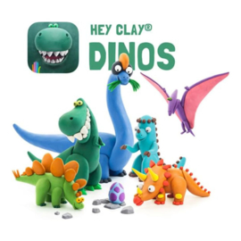 Hey Clay Dinosaurussen | Aan de lucht drogende klei | 15 potjes