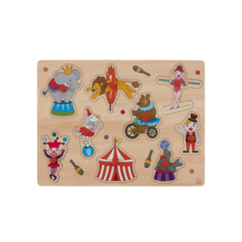 Houten knop puzzel - Circus