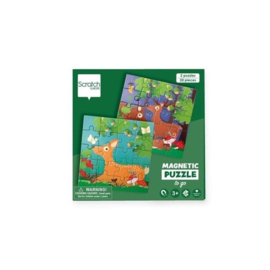 SCRATCH | Magnetische Puzzelboek Bosdieren