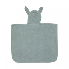 Badstof badponcho Ash Green | Jollein