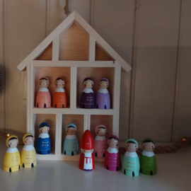 Houten Roetveeg Piet | Handgeschilderd | Peg Dolls