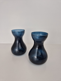 Hyacint vaas glas donkerblauw