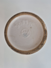 East-Germany VEB Haldensleben vaas bruin/oranje/wit 3092 C