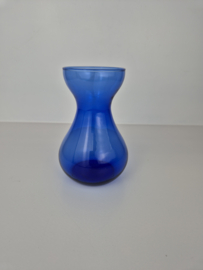 Hyacint vaas blauw glas