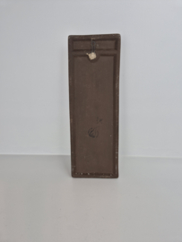 Knabstrup Keramiek wand kaarsenhouder bruin/blauw