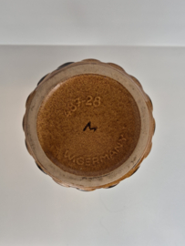 West-Germany Scheurich vaas met zonnebloem 487-28