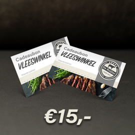 Cadeaubon De Ruijter Vlees €15
