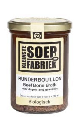 Biologische Runderbouillon van Kleinste Soepfabriek