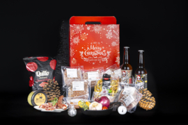 Kerstpakket bier en burgers