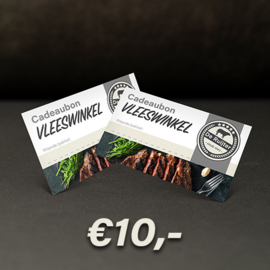 Cadeaubon De Ruijter Vlees €10