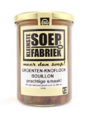 Biologische Groentebouillon van Kleinste Soepfabriek