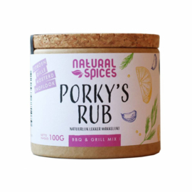 Natural Spices Porky's Rub Varkensvlees Kruiden