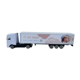 Geboortevrachtwagen Wolken Datum