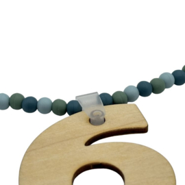 Blauw Groen 6mm