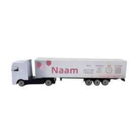 Geboortevrachtwagen Roze