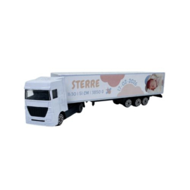 Geboortevrachtwagen Wolken Naam