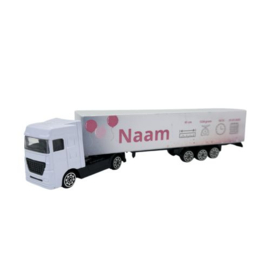 Geboortevrachtwagen Roze