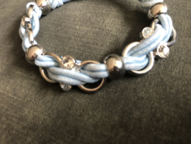 Armband elastiek blauw