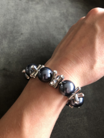 Armband pearl blauw